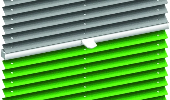 Plissees und Wabenplissees mit zwei verschiednen Stoffen möglich